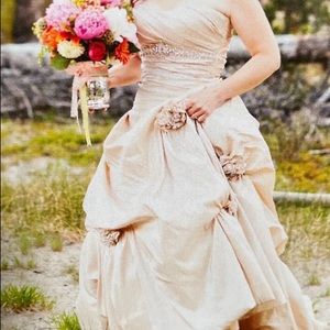 Gorgeous cafe au lait Wedding Dress